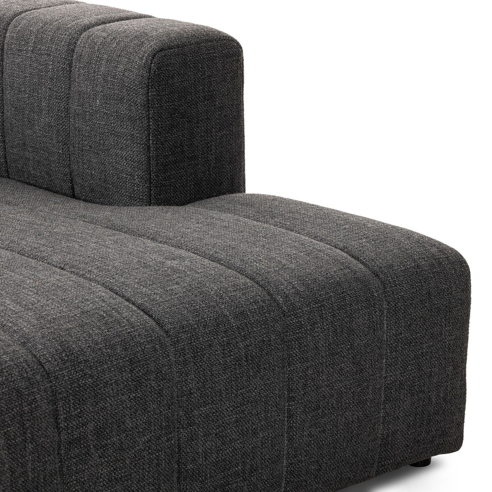 Build Your Own: Langham Channeled Sectional - Saxon Charcoal
