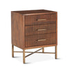 Cosmopolitan Night Chest, Honey Brown