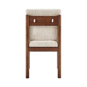 2pc Set - Melvin KD Chenille Dining Side Chair, Concord Cream