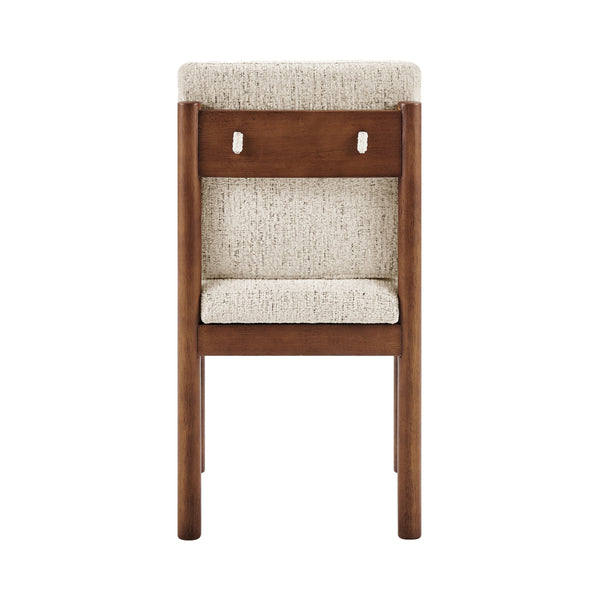 2pc Set - Melvin KD Chenille Dining Side Chair, Concord Cream