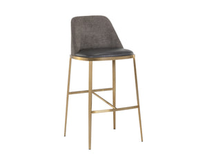 DOVER BARSTOOL - BRAVO PORTABELLA / SPARROW GREY