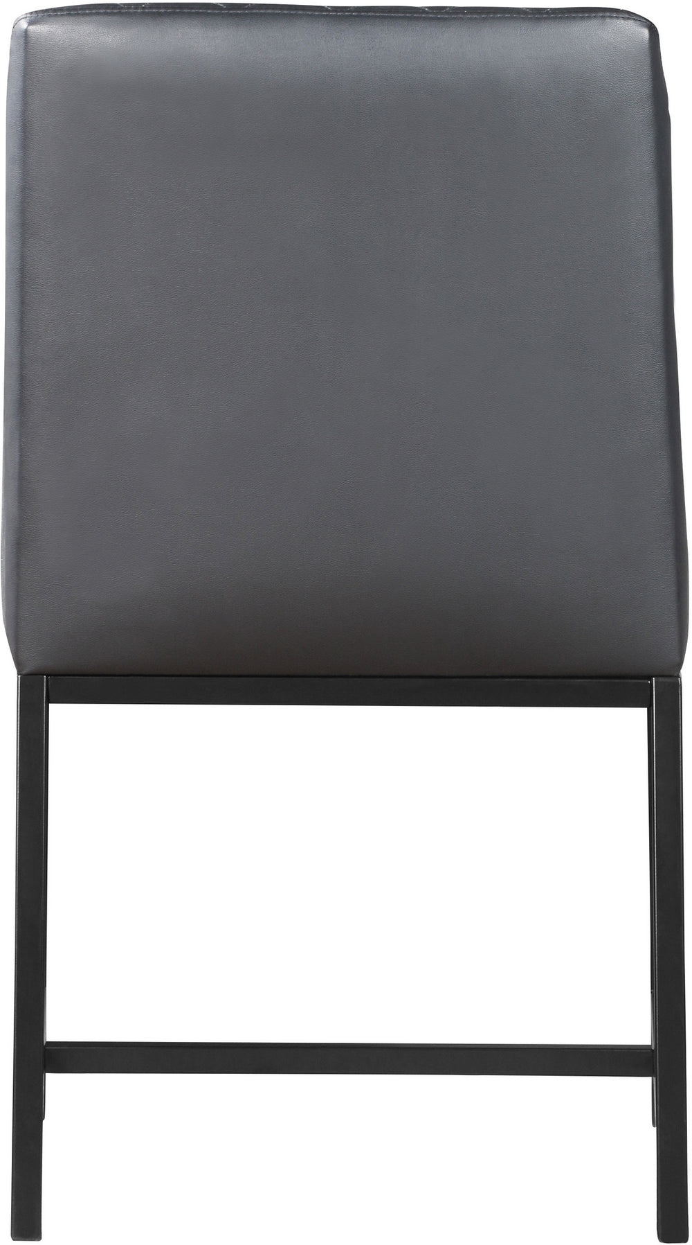 Bernard Dining Chair In Grey Faux Leather