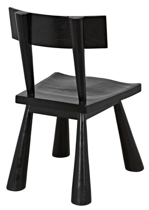 Gilbert Sungkai/Mindi Chair in Charcoal Black