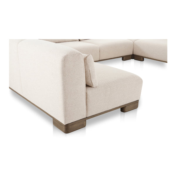 June U-Shaped Modular Sectional in Oatmeal