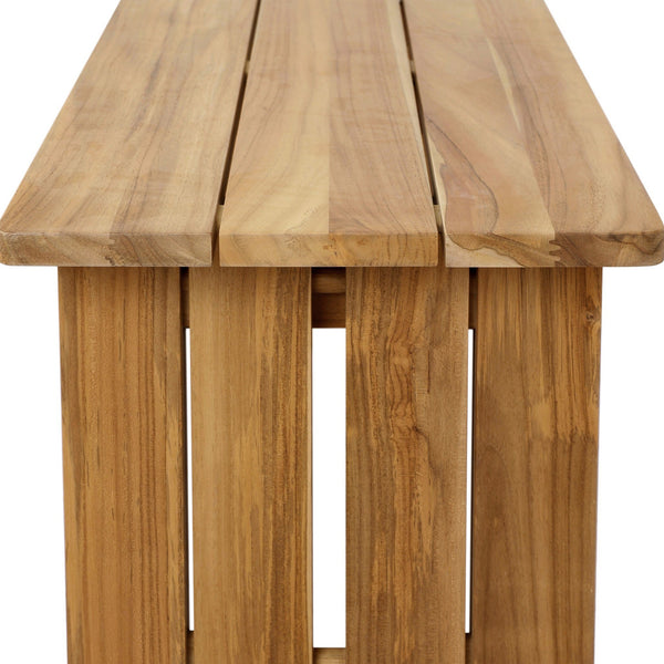 Chapman Outdoor Console Table - Natural Teak-FSC