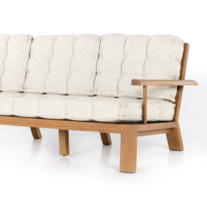 Beck Outdoor Sofa 85" In Natural Teak