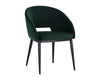 Thatcher Dining Chair - Black - Deep Green Sky