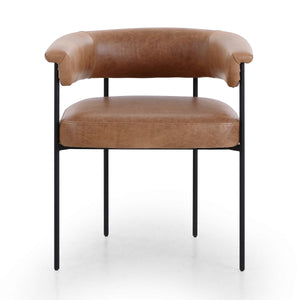 Carrie Dining Chair - Chaps Saddle