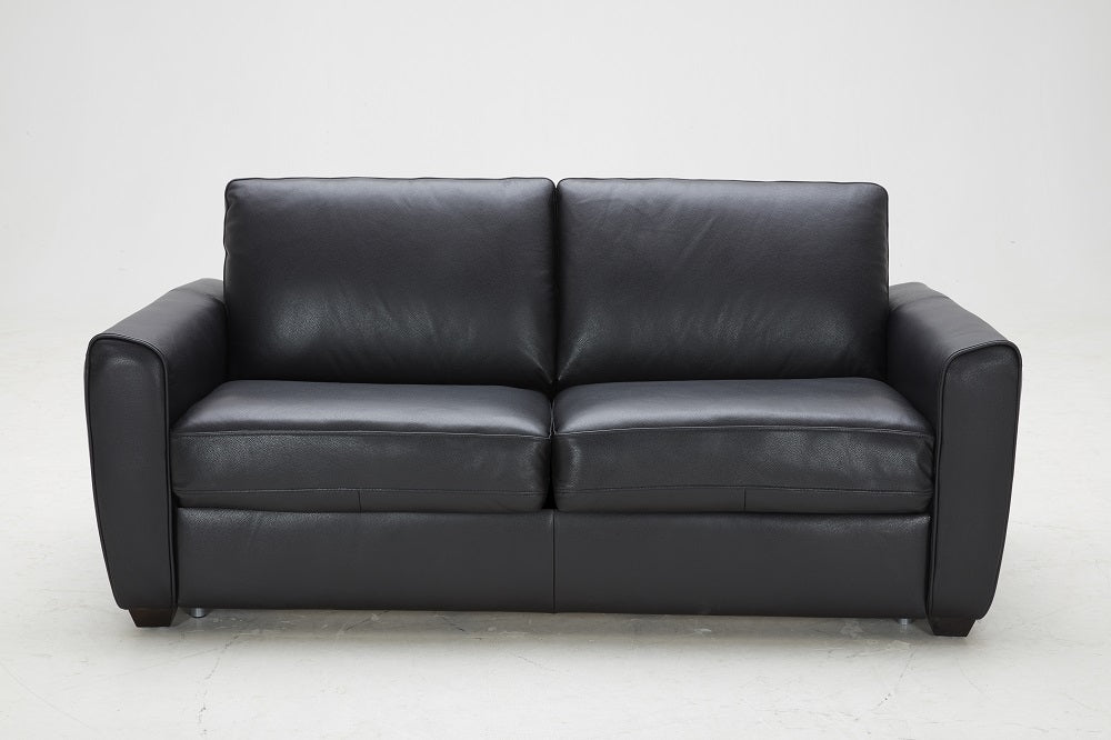 Ari Sofa Bed in Black Leather