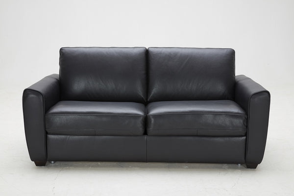 Ari Sofa Bed in Black Leather
