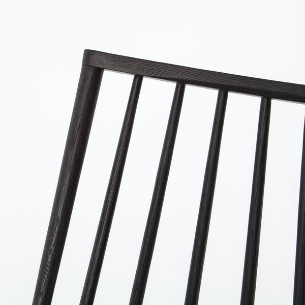 Lewis Windsor Counter Stool-Black Oak