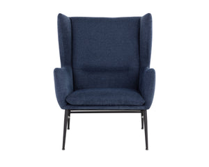 KASEN LOUNGE CHAIR - BELFAST NAVY