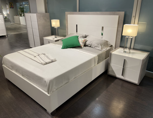 Ada Premium Chest in Cemento/Bianco Opac