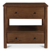 Moe's Lottie Charging Nightstand with Two Drawers