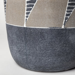 Cove Grey/Brown Ceramic Vase
