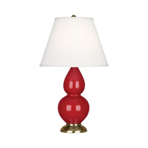 Ruby Red Small Double Gourd Accent Lamp