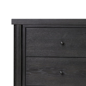 Roark Media Console - Ebony Oak Veneer