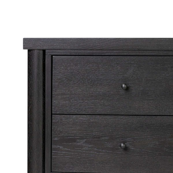 Roark Media Console - Ebony Oak Veneer