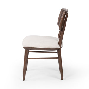Beacon Dining Chair In Hockney Linen
