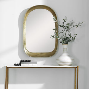 Bradano Brass Arch Mirror