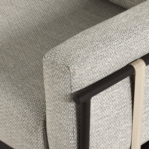 Hearst Outdoor Sofa 99" In Faye Ash