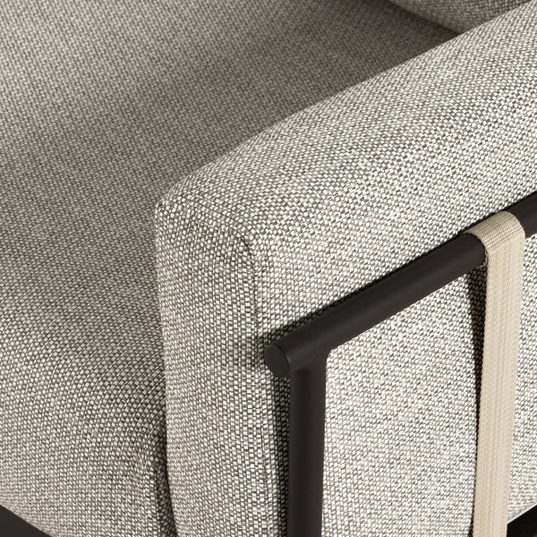 Hearst Outdoor Sofa 99" In Faye Ash
