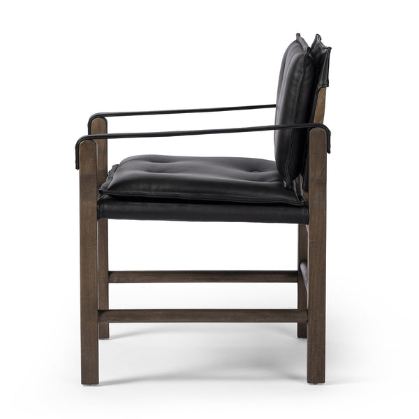 Lenz Dining Armchair In Carson Black