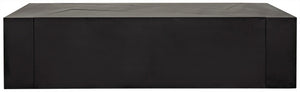 Element Industrial Steel Coffee Table in Matte Black