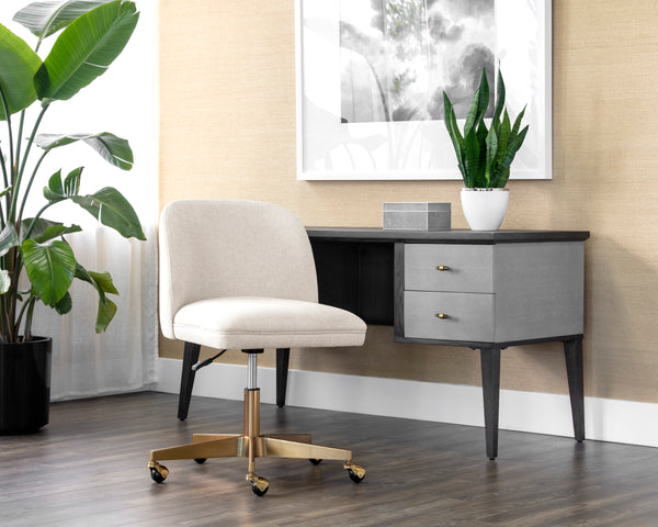 KENNA OFFICE CHAIR - BELFAST OATMEAL