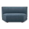 Moe's Fraser Wedge Slipper Chair Deep Blue
