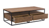 Moe's Vancouver Coffee Table with Storage Drawers