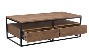 Moe's Vancouver Coffee Table with Storage Drawers