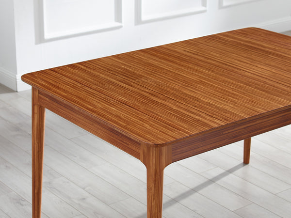 Mija Extensible Dining Table, Amber
