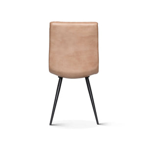 Chelsea Dining Chair, Antique Ivory Leather