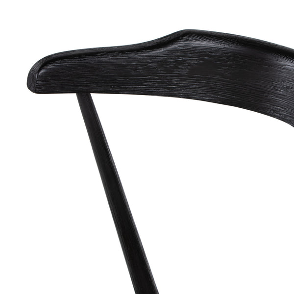Ripley Stool W Cushion In Black Oak In Counter