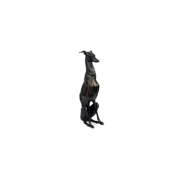 Moe's Duke Cast Aluminum Greyhound Sculpture