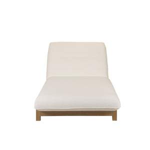 Enzo Outdoor Adjustable Lounge Chair in White