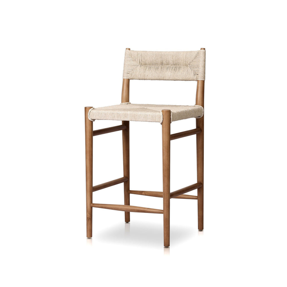 Lomas Bar + Counter Outdoor Stool - Vintage White