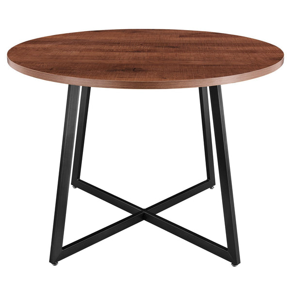 Courtdale 42" Round Table In Gliese Brown