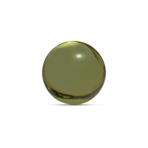 Bonn Cast Glass Decorative Object in Olive