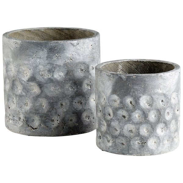 Large Potomac Planter in Pewter Gray