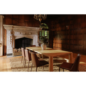 Post Large Dining Bench in Natural Oak
