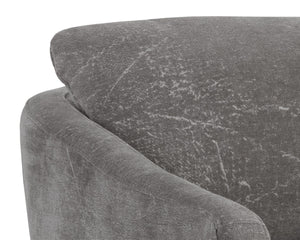 IRINA SWIVEL LOUNGE CHAIR - NEPAL PEBBLE