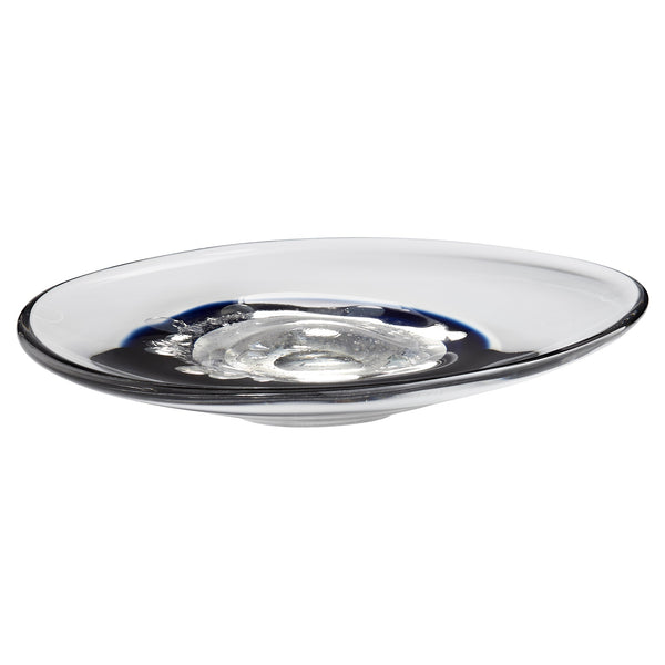 Silicone Nova Plate in Clear and Cobalt