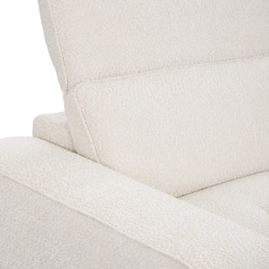 Darrow Upholstered Power Recliner Sofa with USB Ports - Ivory