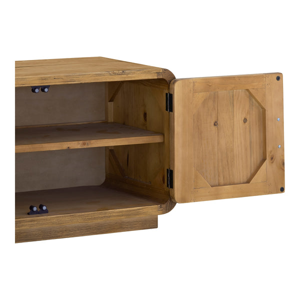 Moe's Monterey Media Cabinet Rustic Blonde