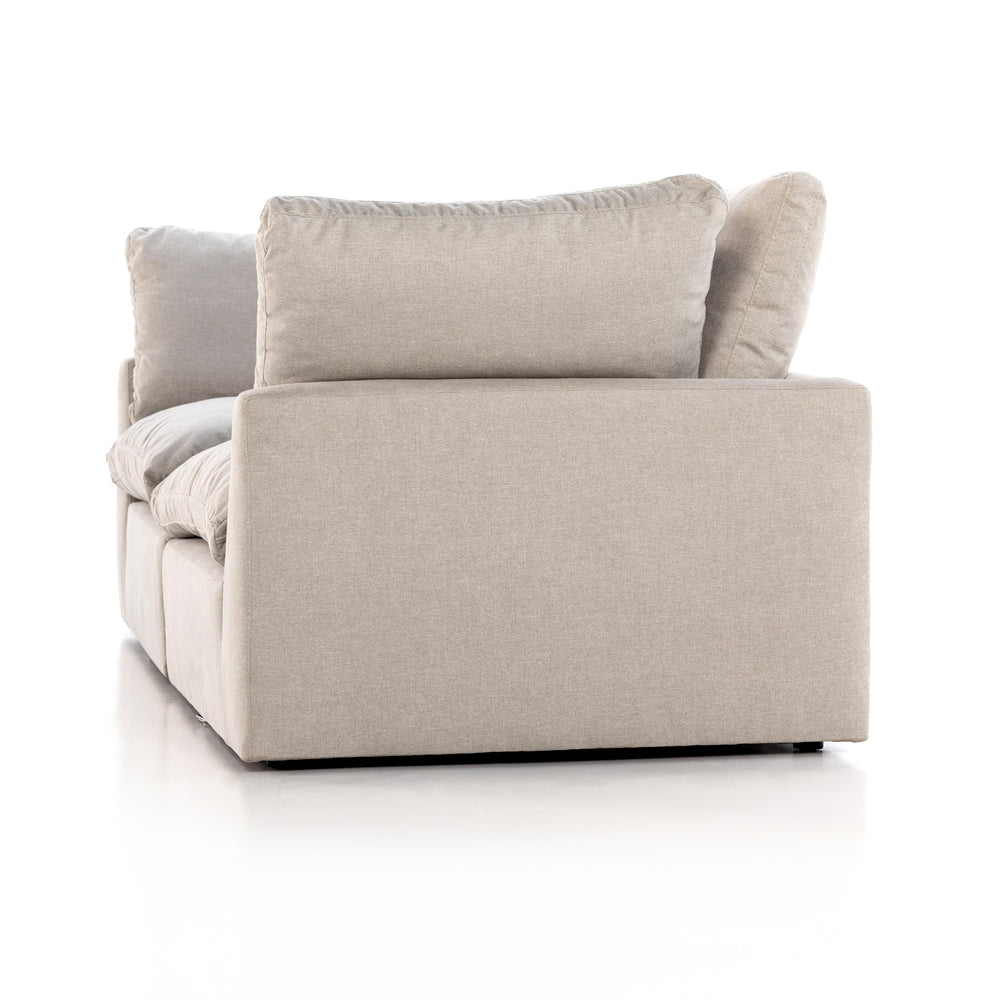 Stevie 2 Pc Sectional Sofa In Dstn Flannel