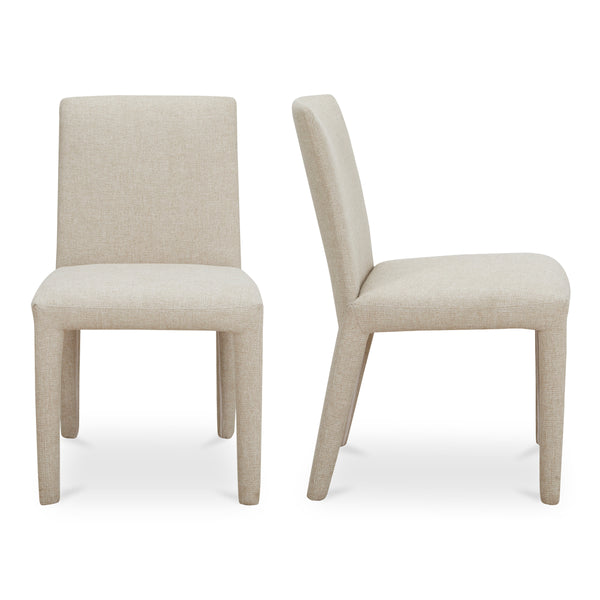 Moe's Monte Dining Chair Beige - Set of Two