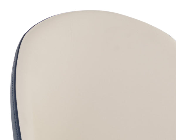 KLINE DINING CHAIR - DILLON CREAM / DILLON THUNDER