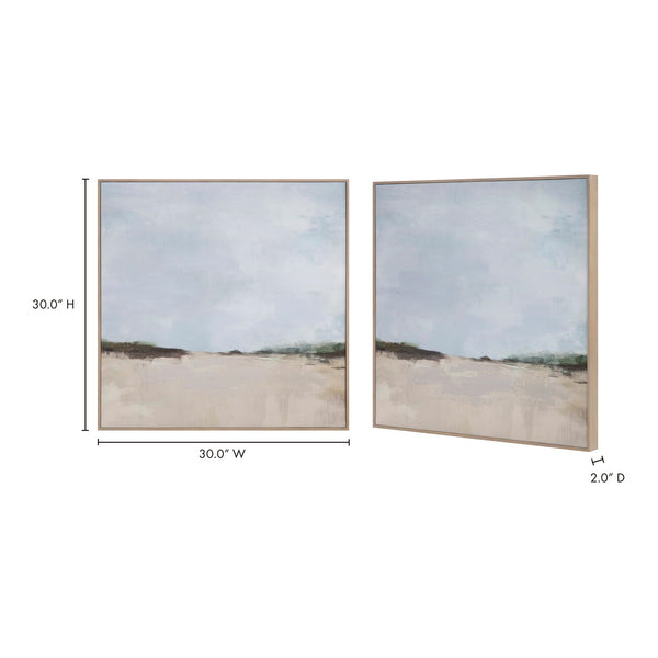 Grasslands Framed Painting in Multicolor
